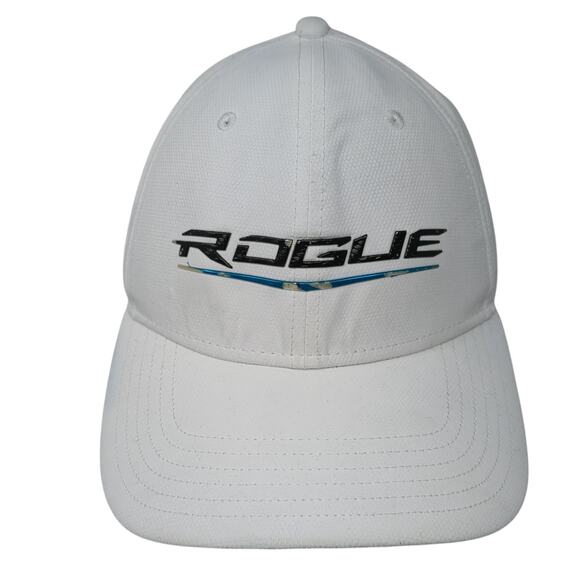 Rogue Callaway Strapback Hat White One Size Adjustable Embroidered - Picture 1 of 9